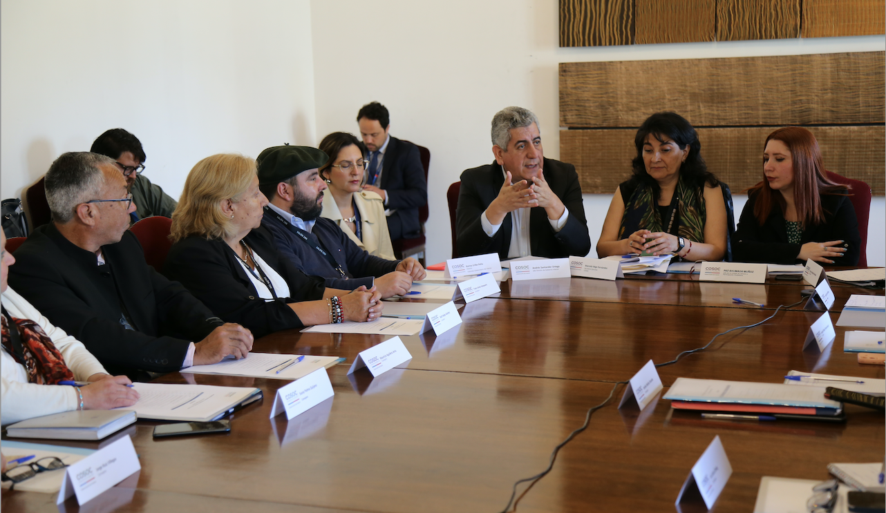 Jefe de la División de Gobierno Interior participa en sesión inaugural del COSOC 2025–2028 en La Moneda 